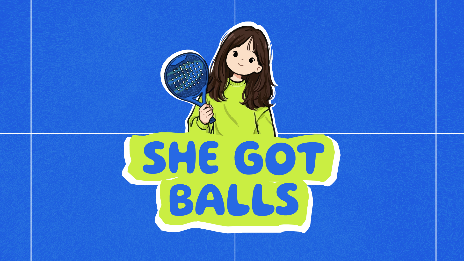 She got balls